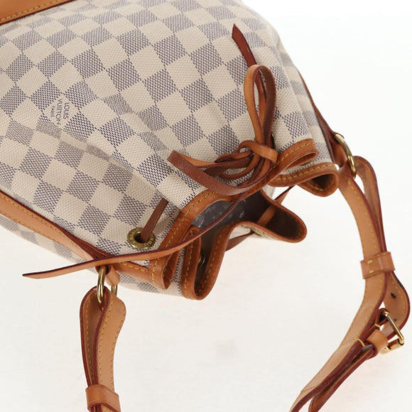 LOUIS VUITTON Damier Azur Noe BB Shoulder Bag N41220 LV Auth 137146A