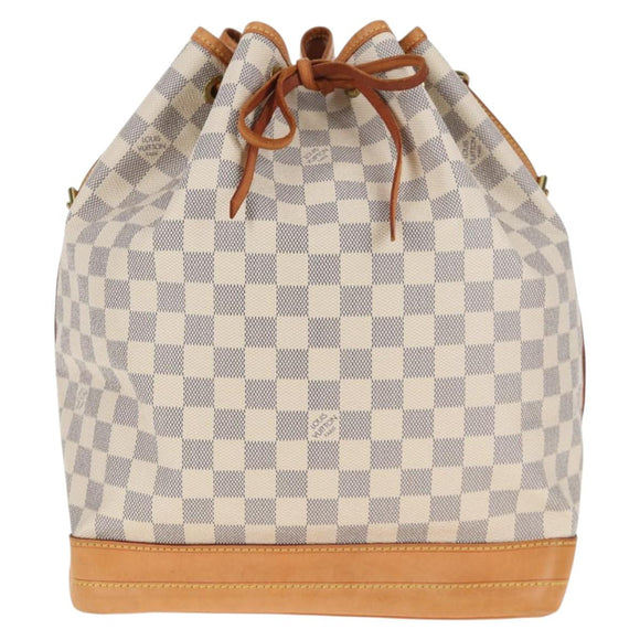 LOUIS VUITTON Damier Azur Noe Shoulder Bag N42222 LV Auth 137147A