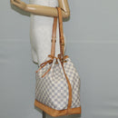LOUIS VUITTON Damier Azur Noe Shoulder Bag N42222 LV Auth 137147A-21