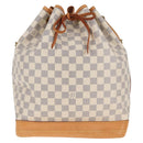 LOUIS VUITTON Damier Azur Noe Shoulder Bag N42222 LV Auth 137147V-13