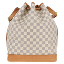 LOUIS VUITTON Damier Azur Noe Shoulder Bag N42222 LV Auth 137147A-2