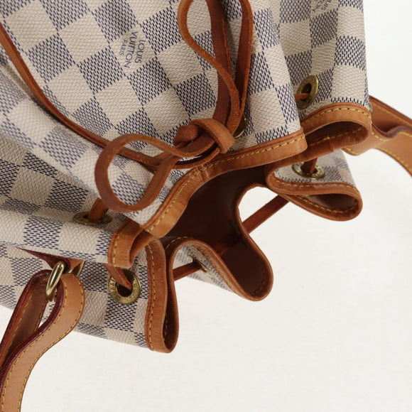 LOUIS VUITTON Damier Azur Noe Shoulder Bag N42222 LV Auth 137147A