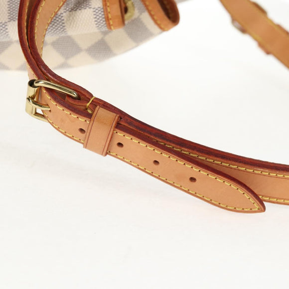 LOUIS VUITTON Damier Azur Noe Shoulder Bag N42222 LV Auth 137147A