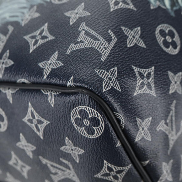 LOUIS VUITTON Monogram Savanna Keepall Bandouliere 45 Bag M54129 LV Auth 137148SM