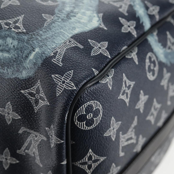 LOUIS VUITTON Monogram Savanna Keepall Bandouliere 45 Bag M54129 LV Auth 137148M