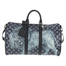 LOUIS VUITTON Monogram Savanna Keepall Bandouliere 45 Bag M54129 LV Auth 137148M-13