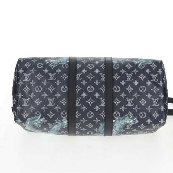 LOUIS VUITTON Monogram Savanna Keepall Bandouliere 45 Bag M54129 LV Auth 137148SM