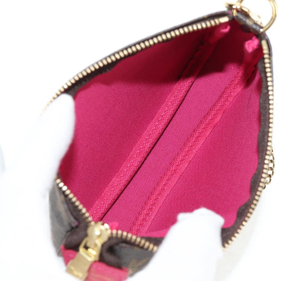 LOUIS VUITTON Monogram Vivienne Mini Pochette Accessoires M69752 LV Auth 137149M