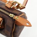 LOUIS VUITTON Damier Ebene Mini Speedy Handtasche LV Auth 137150S-21