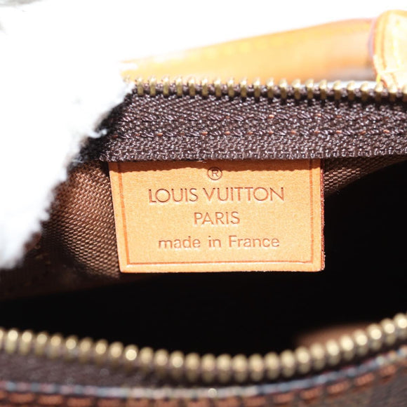 LOUIS VUITTON Damier Ebene Mini Speedy Handtasche LV Auth 137150S