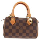 LOUIS VUITTON Damier Ebene Mini Speedy Hand Bag LV Auth 137150S-13
