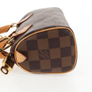 LOUIS VUITTON Damier Ebene Mini Speedy Handtasche LV Auth 137150S-3