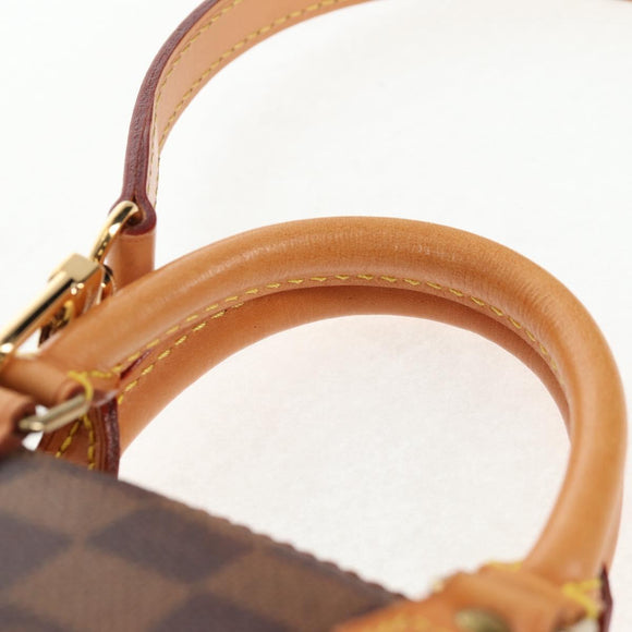 LOUIS VUITTON Damier Ebene Mini Speedy Handtasche LV Auth 137150S