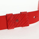 LOUIS VUITTON Micro Steamer Shoulder Bag Leather Red M23837 LV Auth 137151M-10