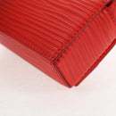 LOUIS VUITTON Micro Steamer Shoulder Bag Leather Red M23837 LV Auth 137151SM-18