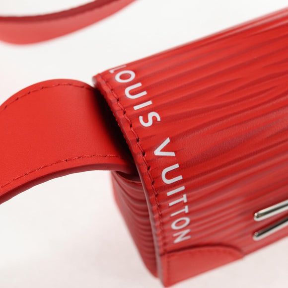 LOUIS VUITTON Micro Steamer Shoulder Bag Leather Red M23837 LV Auth 137151M