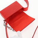 LOUIS VUITTON Micro Steamer Shoulder Bag Leather Red M23837 LV Auth 137151SM-21