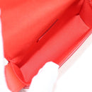 LOUIS VUITTON Micro Steamer Shoulder Bag Leather Red M23837 LV Auth 137151M-21