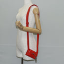 LOUIS VUITTON Micro Steamer Shoulder Bag Leather Red M23837 LV Auth 137151SM-25