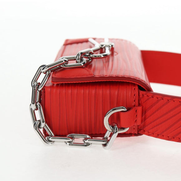 LOUIS VUITTON Micro Steamer Shoulder Bag Leather Red M23837 LV Auth 137151M