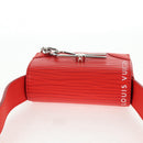 LOUIS VUITTON Micro Steamer Shoulder Bag Leather Red M23837 LV Auth 137151M-6