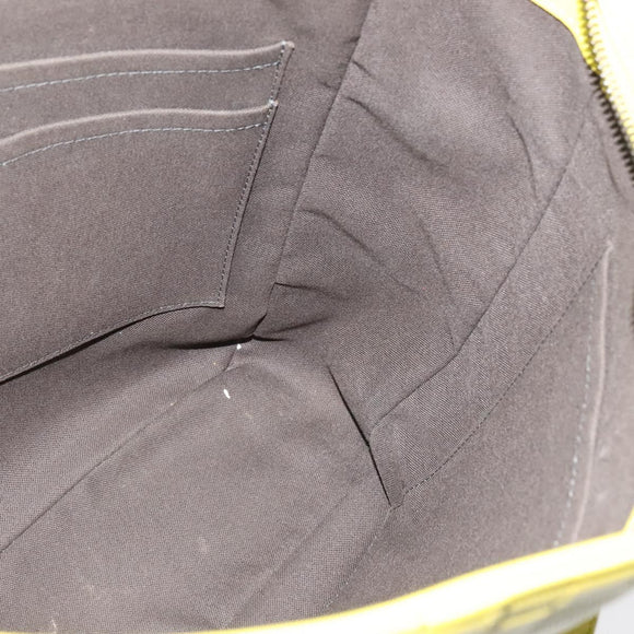 LOUIS VUITTON Damier Anfini Tadao PM 2Way Bag Bag Yellow N41393 LV Auth 137186