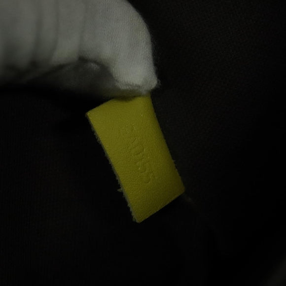 LOUIS VUITTON Damier Anfini Tadao PM 2Way Bag Bag Yellow N41393 LV Auth 137186