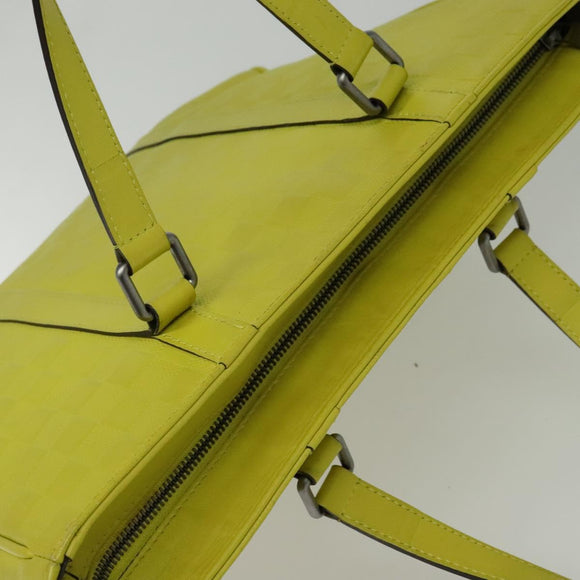 LOUIS VUITTON Damier Anfini Tadao PM 2Way Bag Bag Yellow N41393 LV Auth 137186
