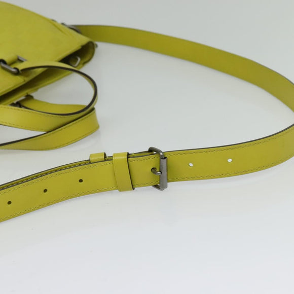 LOUIS VUITTON Damier Anfini Tadao PM 2Way Bag Bag Yellow N41393 LV Auth 137186