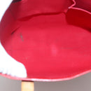 LOUIS VUITTON Monogram Vernis Reade MM Hand Bag Red Rouge M91086 LV Auth 137187-11