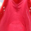 LOUIS VUITTON Monogram Vernis Reade MM Hand Bag Red Rouge M91086 LV Auth 137187-19