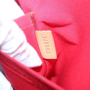 LOUIS VUITTON Monogram Vernis Reade MM Hand Bag Red Rouge M91086 LV Auth 137187-12