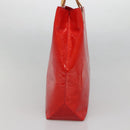 LOUIS VUITTON Monogram Vernis Reade MM Hand Bag Red Rouge M91086 LV Auth 137187-4