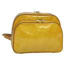 LOUIS VUITTON Monogram Vernis Marley Backpack Yellow M91040 LV Auth 137189-1