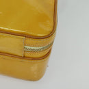 LOUIS VUITTON Monogram Vernis Marley Backpack Yellow M91040 LV Auth 137189-15