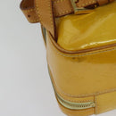LOUIS VUITTON Monogram Vernis Marley Backpack Yellow M91040 LV Auth 137189-16