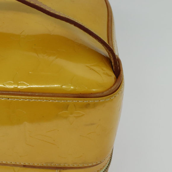 LOUIS VUITTON Monogram Vernis Marley Backpack Yellow M91040 LV Auth 137189