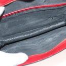 LOUIS VUITTON Epi Trousse Crete Clutch Bag Red M48407 LV Auth 137190-15