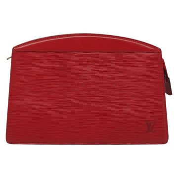 LOUIS VUITTON Epi Trousse Crete Clutch Bag Red M48407 LV Auth 137190 - 0