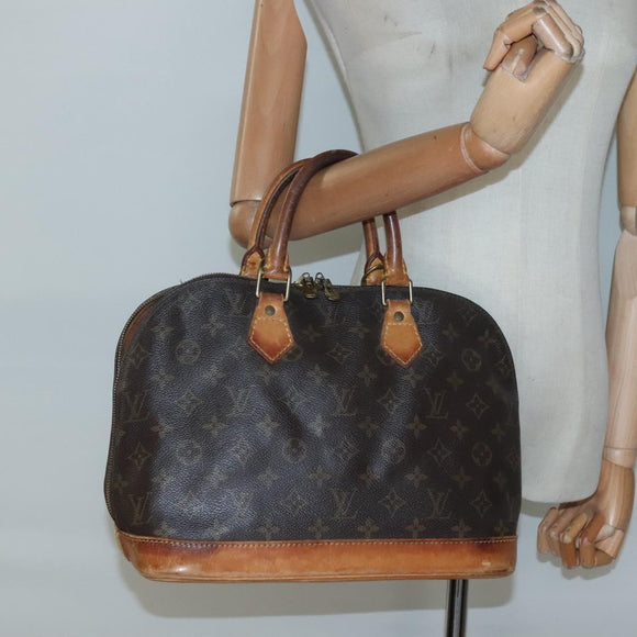 LOUIS VUITTON Monogram Alma Hand Bag M51130 LV Auth 137194