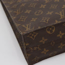 LOUIS VUITTON Monogram Sac Plat Hand Bag M51140 LV Auth 137198-11
