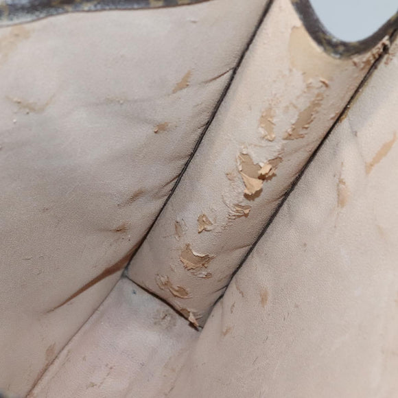 LOUIS VUITTON Monogram Sac Plat Hand Bag M51140 LV Auth 137198