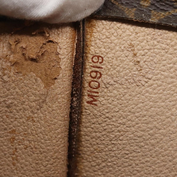 LOUIS VUITTON Monogram Sac Plat Hand Bag M51140 LV Auth 137198