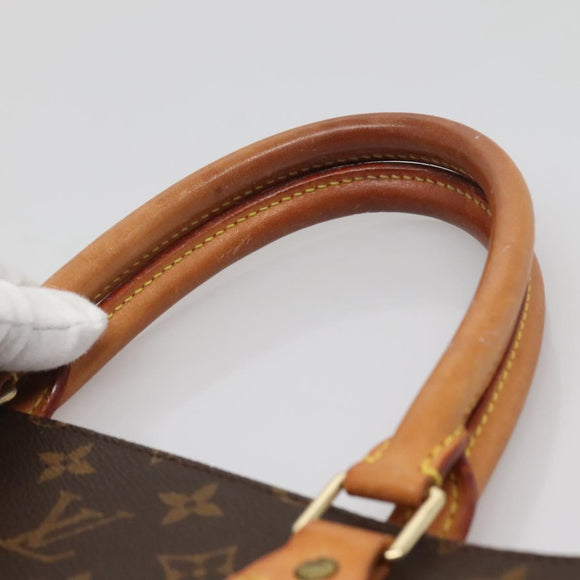 LOUIS VUITTON Monogram Sac Plat Hand Bag M51140 LV Auth 137198