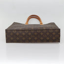 LOUIS VUITTON Monogram Sac Plat Hand Bag M51140 LV Auth 137198-9