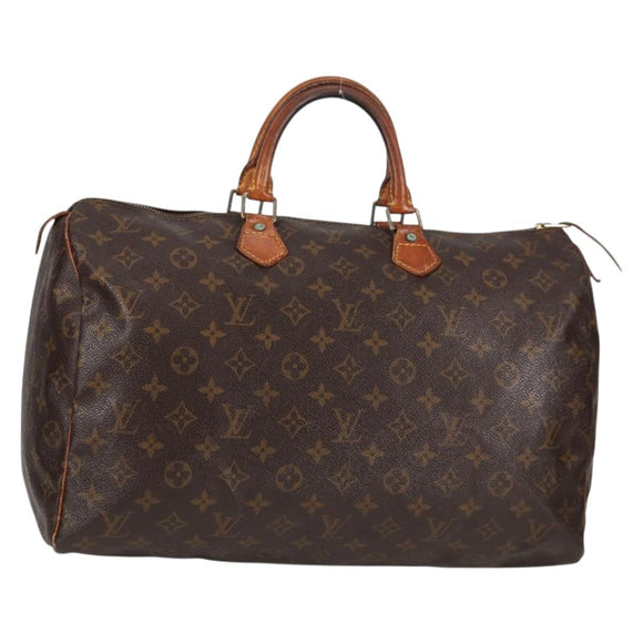 LOUIS VUITTON Monogram Speedy 40 Hand Bag M41522 LV Auth 137202