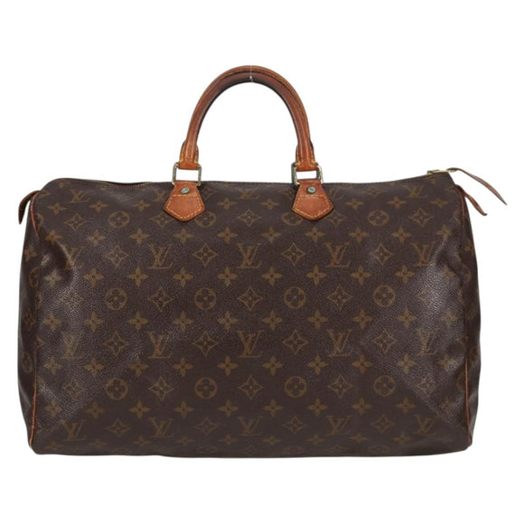 LOUIS VUITTON Monogram Speedy 40 Hand Bag M41522 LV Auth 137202