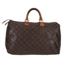 LOUIS VUITTON Monogram Speedy 40 Hand Bag M41522 LV Auth 137202-2