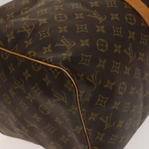 LOUIS VUITTON Monogram Sac Spool 55 Boston Bag M41622 LV Auth 137207