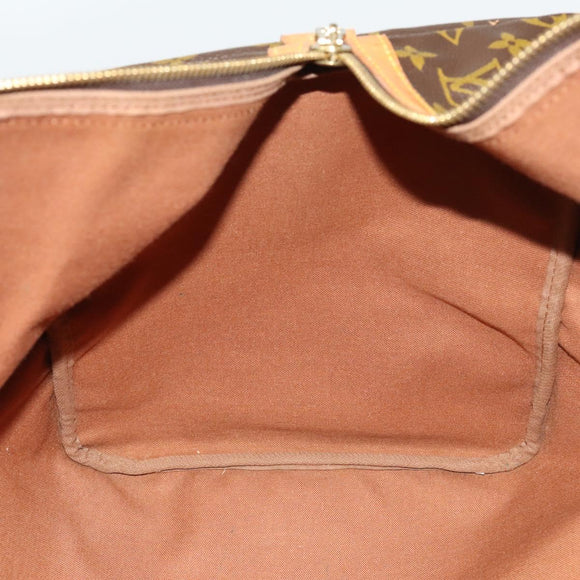 LOUIS VUITTON Monogram Sac Spool 55 Boston Bag M41622 LV Auth 137207